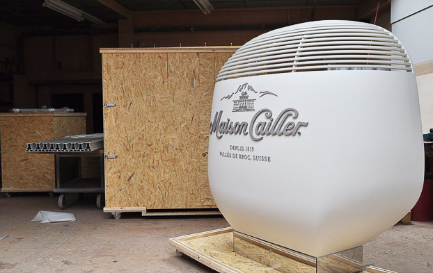  Oeuf Cailler en fabrication