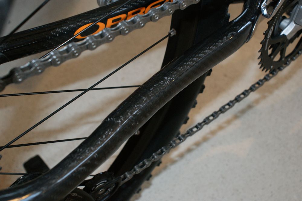   Cadre vélo après